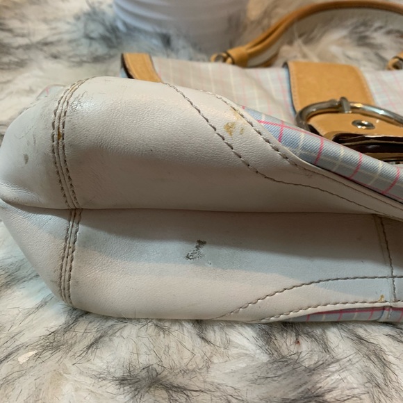 Coach Plaid Buckle Purse - Picture 3 of 8